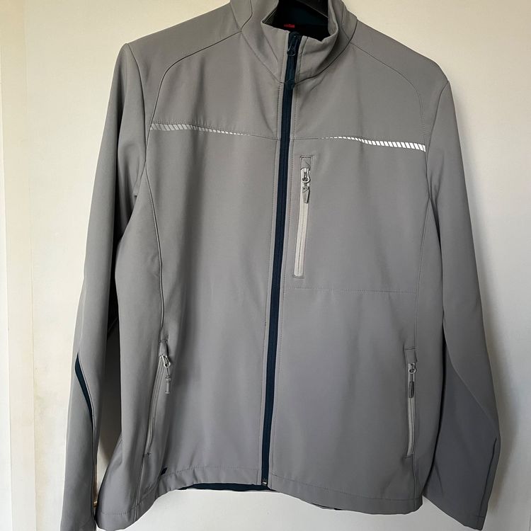 Engelbert Strauss Softshell-Jacke Herren - Wintertaugliche Arbeitsjacke Wasserdicht In Weiß/Grau, Gr. M