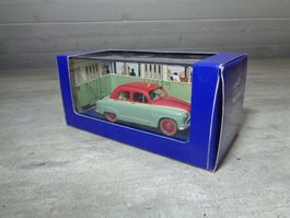 1:43 voiture Tintin collection / Tim & Struppi Simca Aronde