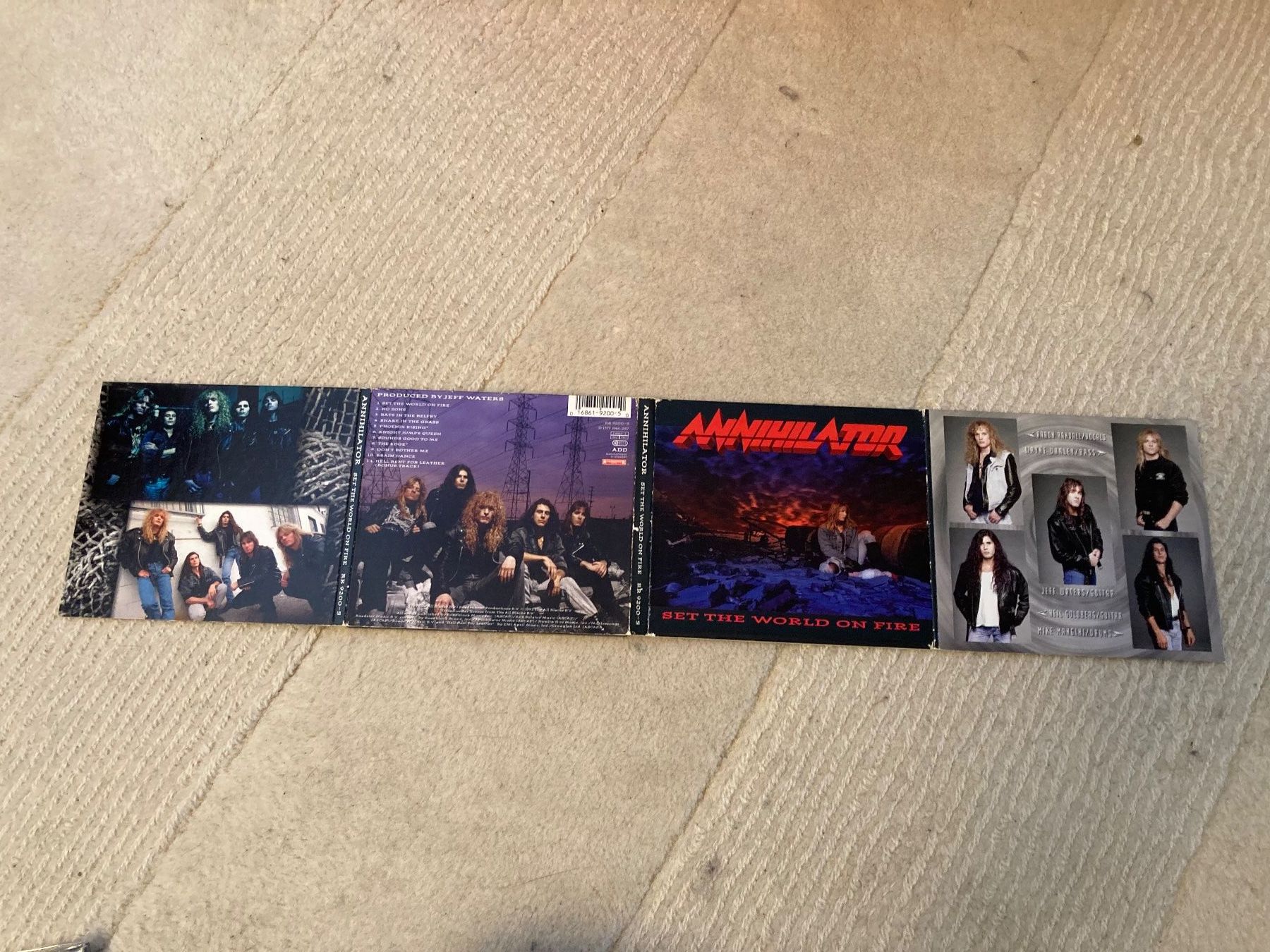 CD: Annihilator - Set The World On Fire CD - Thrash Metal Kla... – Usato da Wagenhausen venduto da Novafreund283 3