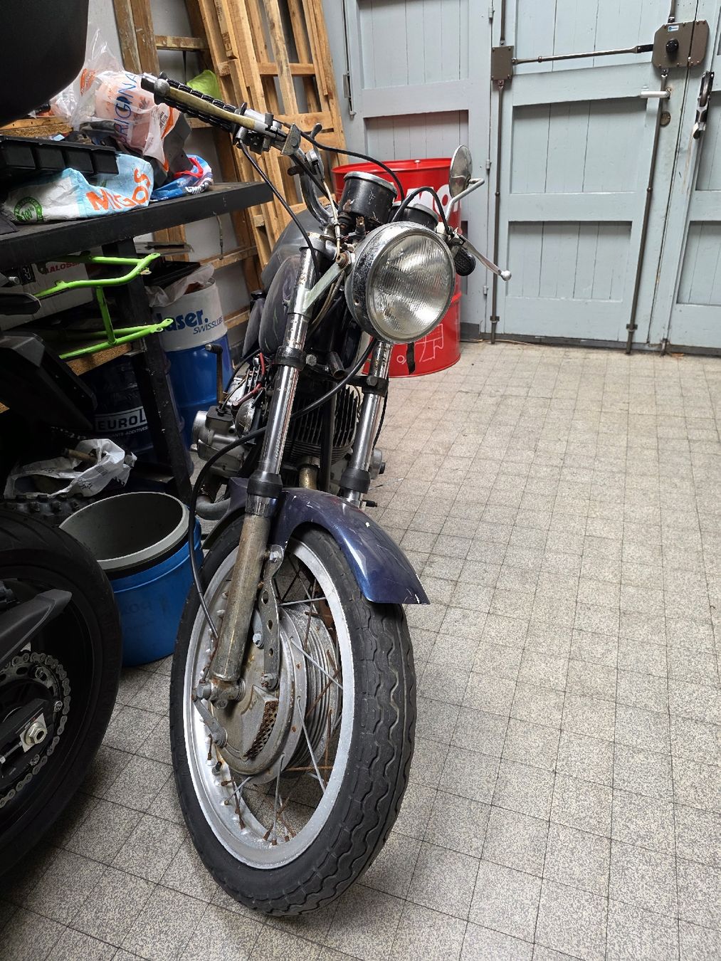 Kawasaki Strada: Kawasaki Samurai 1971 à restaurer  – Usato da Carouge GE venduto da mic_c8dx 1