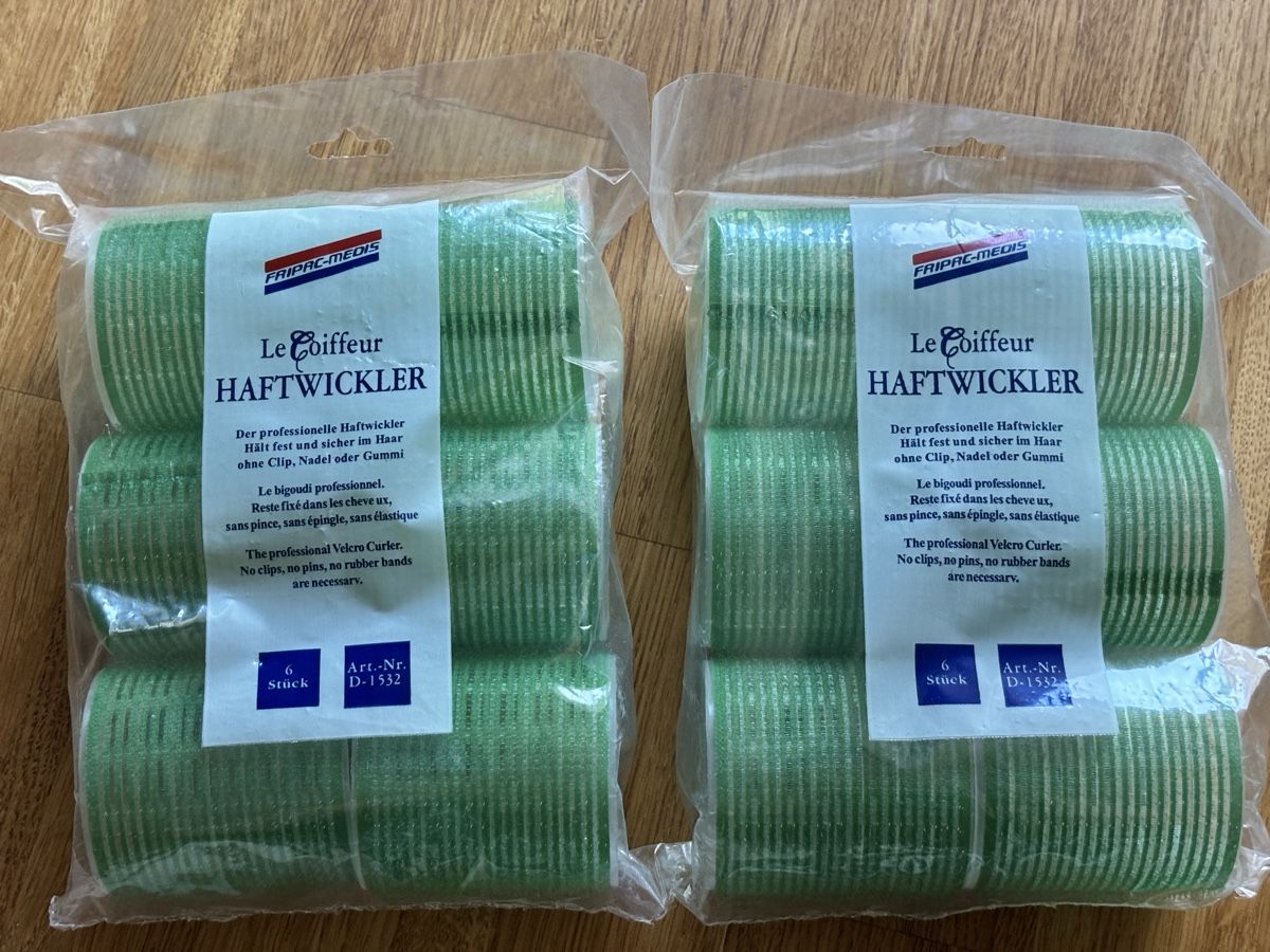 Accessori per capelli: 6er Pack Le Coiffeur Haftwickler 60mm neu – Nuovo e nell'imballaggio originale da Zürich venduto da Thetimtam
