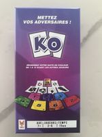 Jeu de cartes KO pour famille - 2-6 joueurs - Parfait état