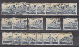 Lot de 50X poste aérienne n° 20 oblitéré (500.--)