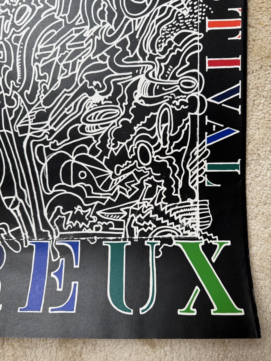 Foto & Immagini: Affiche originale Jazz Montreux, première éd. 1990 – Usato da Choulex venduto da collectart 4