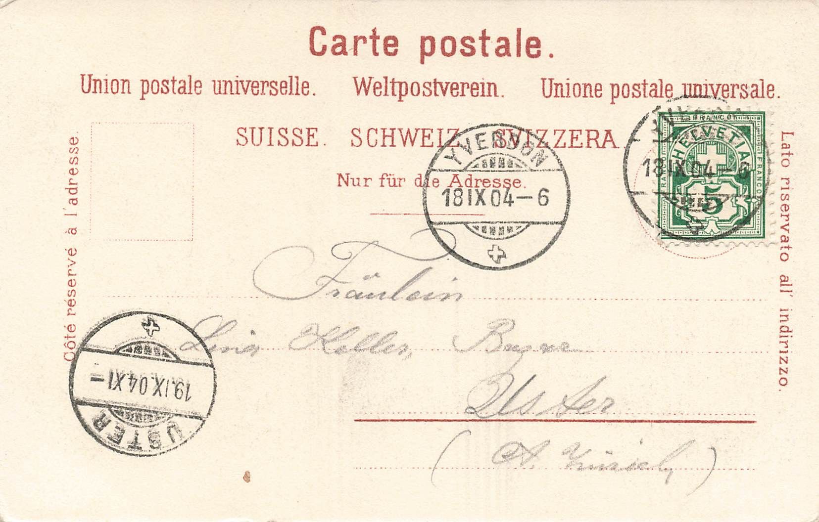 Cartes postales: Yverdon – D'occasion à Biasca par Blenio71 1