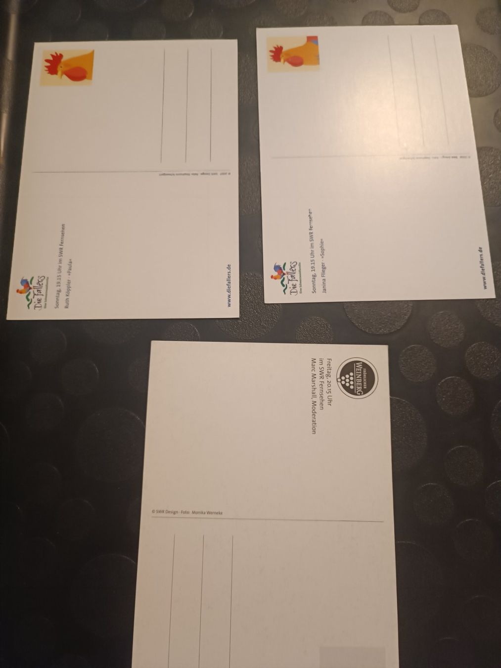 Autographes: "Die Fallers"- 3x handsigniert – D'occasion à Menziken par Artographs 1