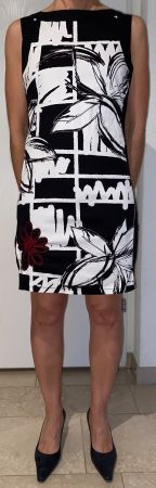Desigual Kleid schwarz/weiss 38
