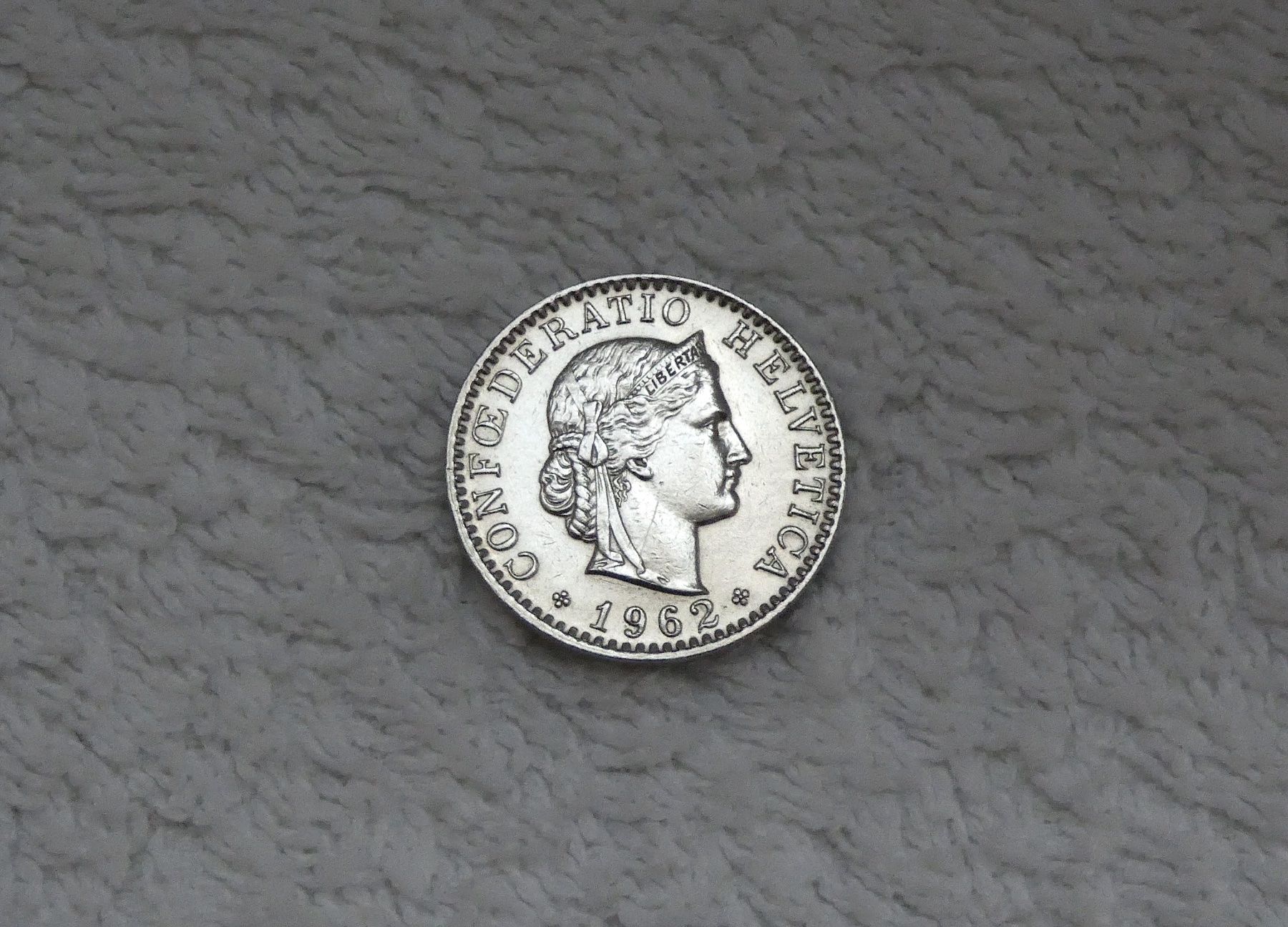 Tutti le monete: 20 centimes/rappen 1962 – Usato da Nyon venduto da Ilmi09