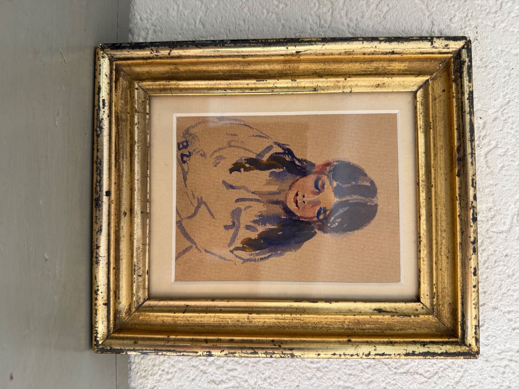 Dipinti: Tableau Vintage, Cadre Doré – Usato da Les Bayards venduto da aout 2