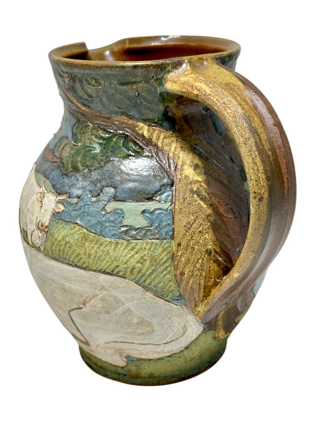 Caraffe: Pichet en grés Chloë Walters pour Poterie de Poisson – Usato da Morges venduto da vintix 8