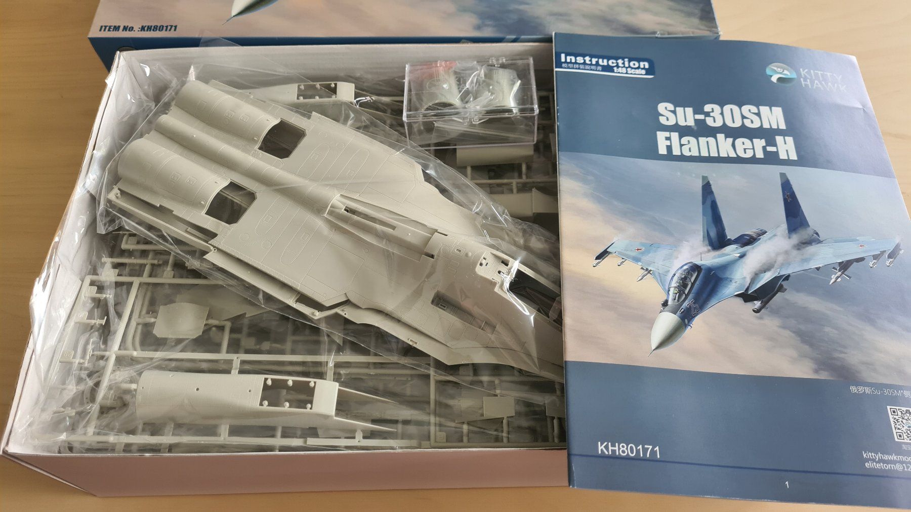 Kit di modellismo & Modellini statici: 1:48 Su-30 SM Flanker-M - KH80171 Kitty Hawk – Nuovo e nell'imballaggio originale da Bassersdorf venduto da jackbmw 3
