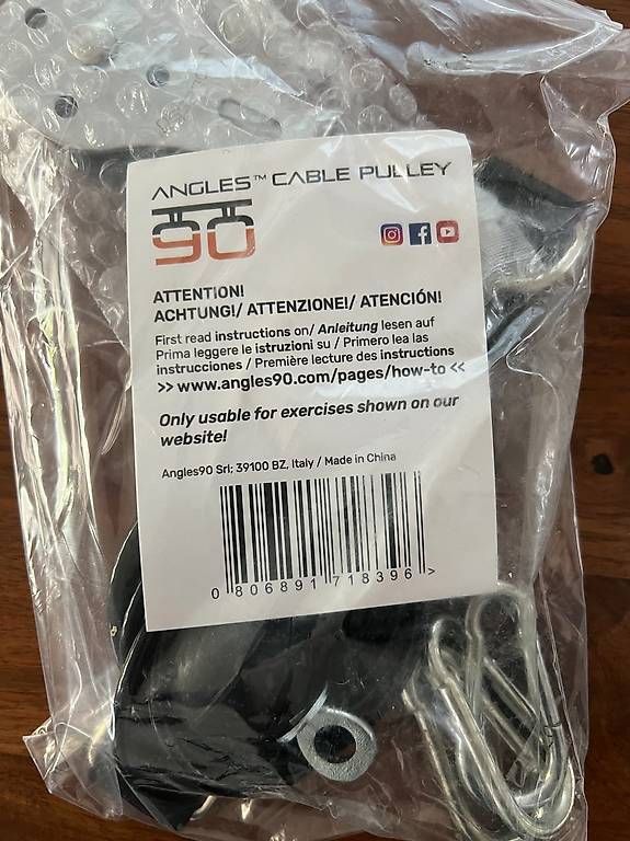 Hometrainer: Angles 90 Cabley Pulley Set Kabelzug neu – Nuovo e nell'imballaggio originale da Arlesheim venduto da FS_79 1
