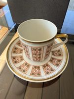 Porzellan Tasse mit Untertasse, 1960