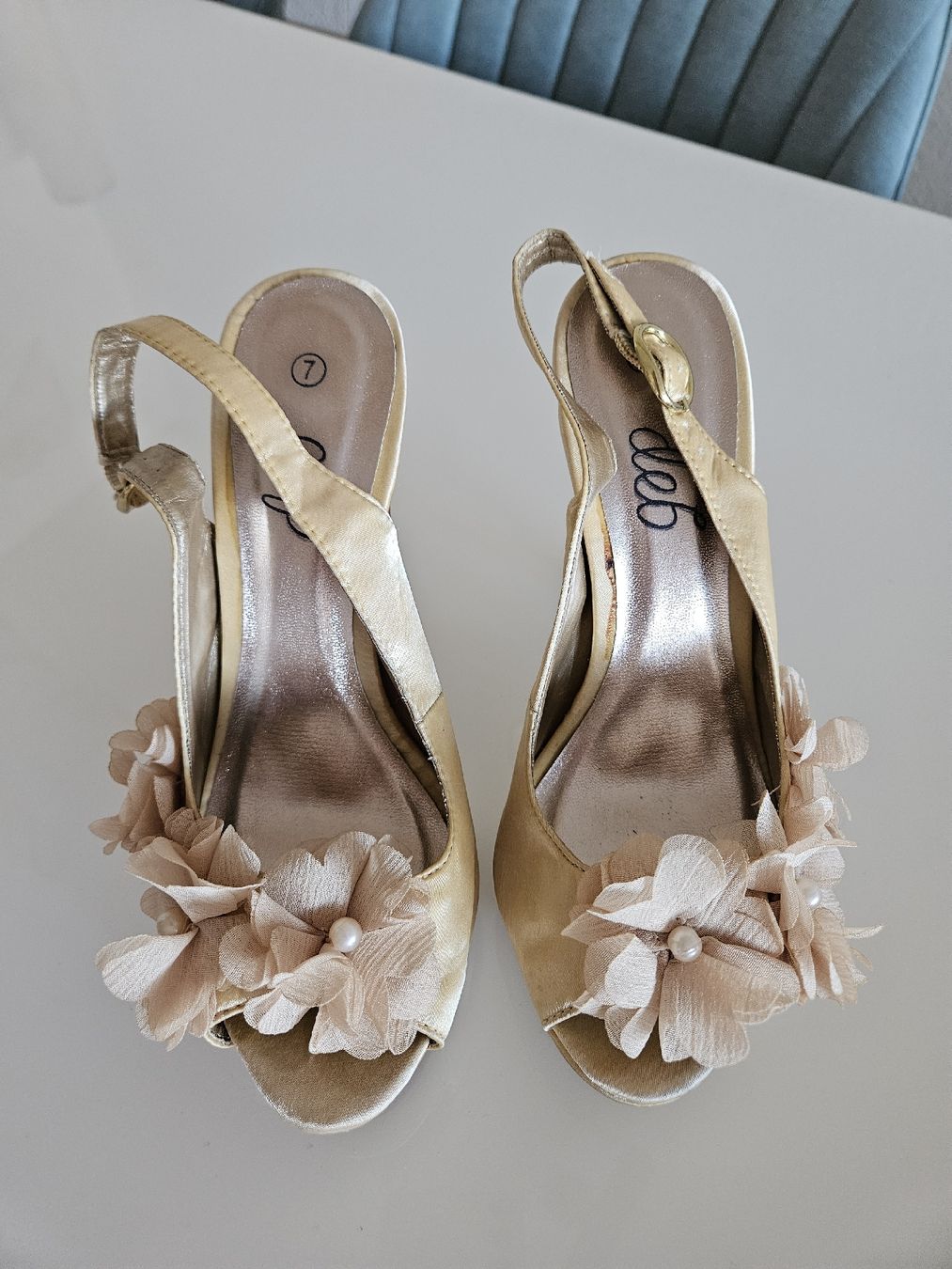 Scarpe da donna: Elegante, romantische Sandalen – Nuovo (secondo la descrizione) da Luzern venduto da J.Co 5