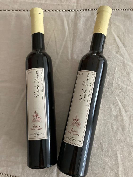 Alter Pflaumen Edelbrand 50 cl 2 Fl. Weing.Tob.Schmid Bck (Neu und ...