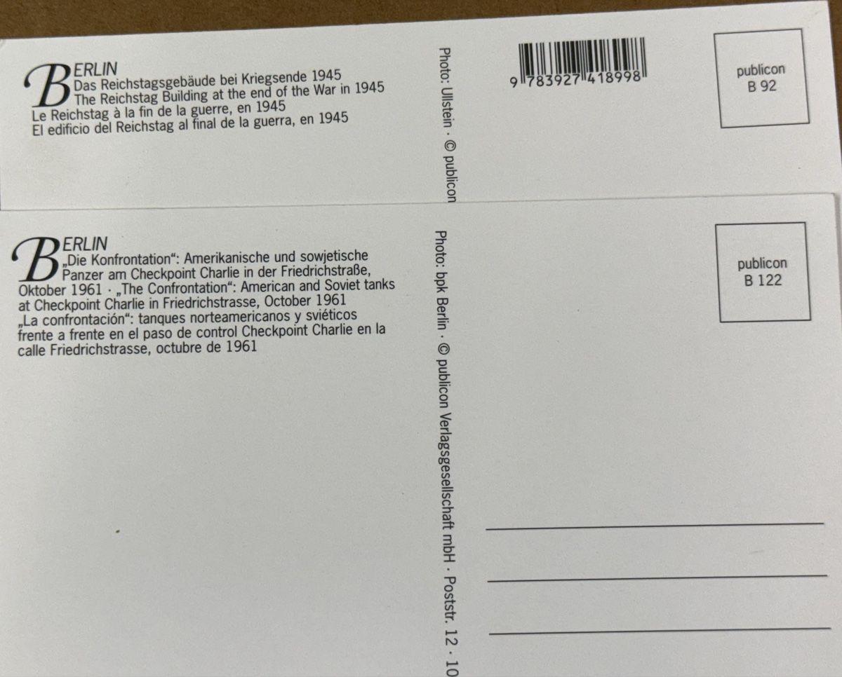 Cartoline postali: Historische Berlin Postkarten - Sammlung mit Mauer – Usato da Zürich venduto da daki81 9