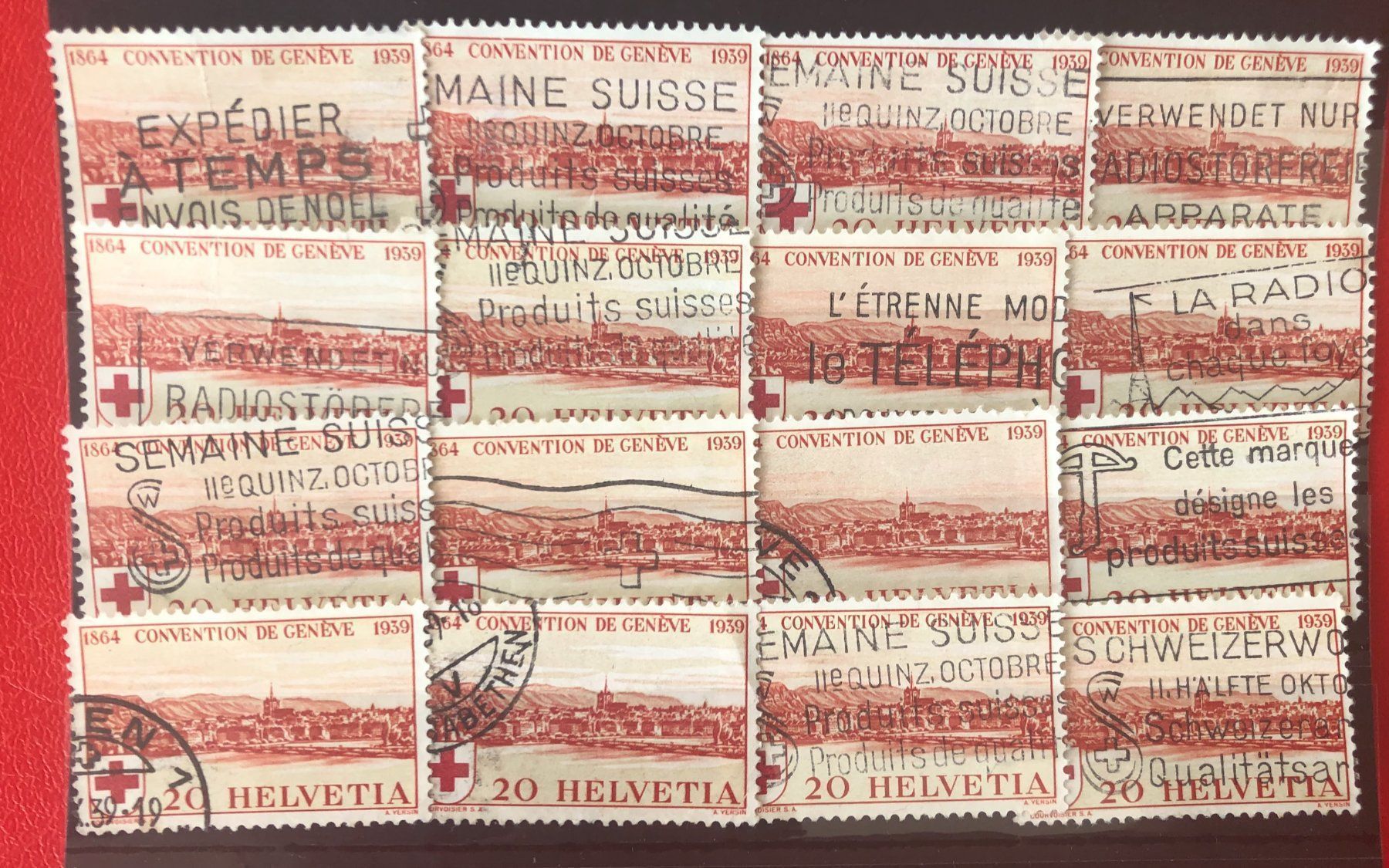 Tutti i francobolli: Nr.240 mit Stempel Einsteckkarte Voll – Usato da Aarau venduto da Billa007