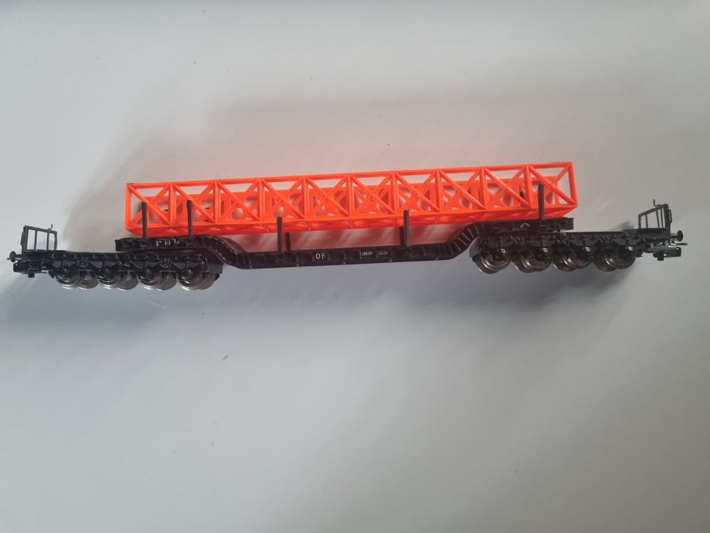 Electrotren Wagon Plat Court + 2 Conteneurs Michelin DB 5135 - NEUF