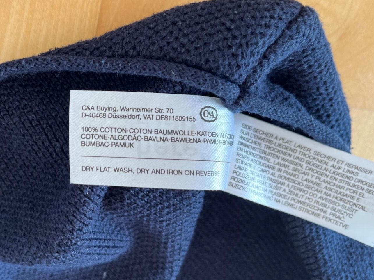 C&A Maglioni & Felpe: Baumwollpullover von C&A in Gr. 146/152, dunkelblau – Usato da Wetzikon ZH venduto da jusc710 3