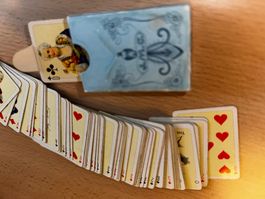 Jeu de cartes Patience J.M.C. vintage AG Muller Schaffhouse
