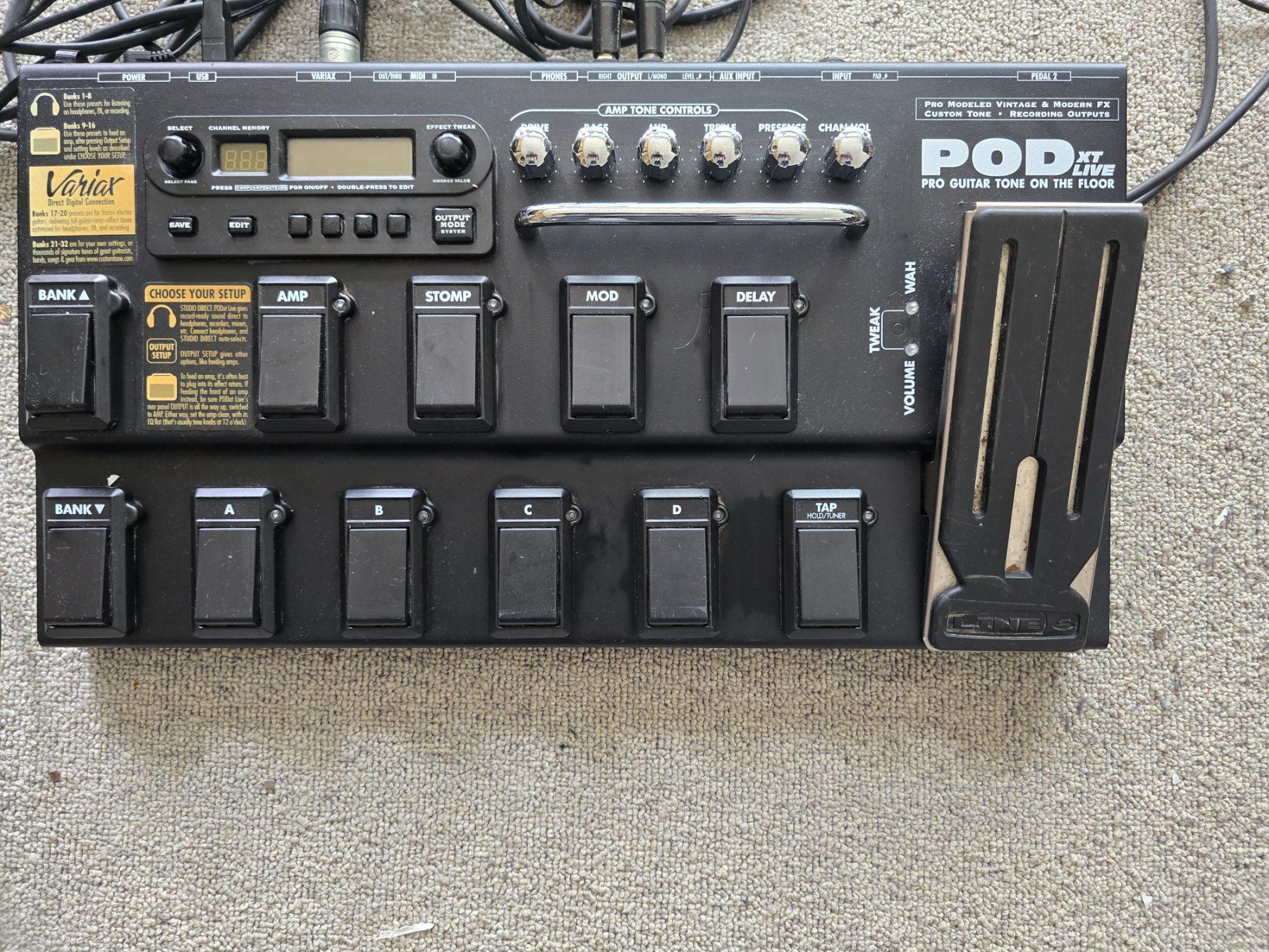Strumenti musicali: Line 6 POD XT Live – Usato da Zug venduto da musikundtechnik
