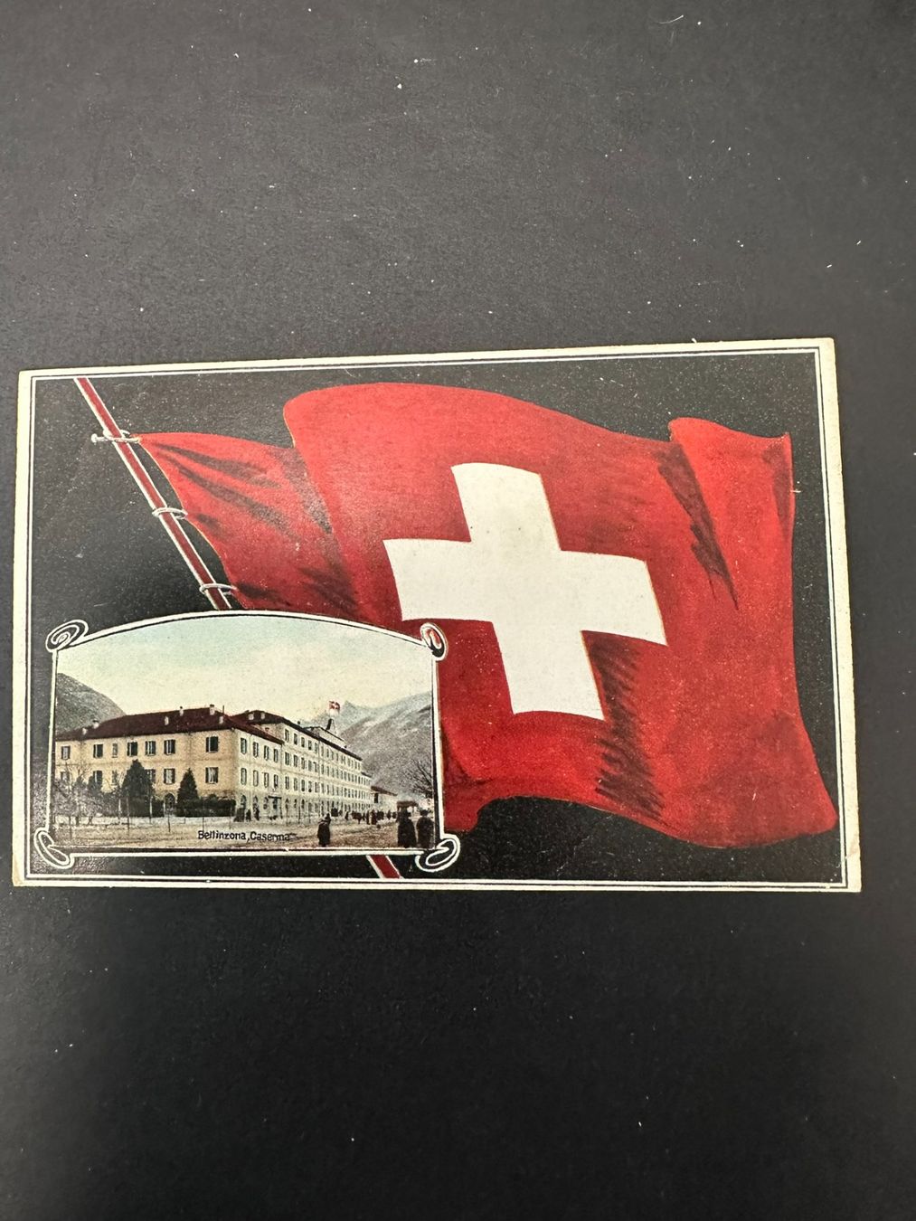 Cartoline postali: Bellinzona "Caserma" – Usato da Lyssach venduto da Zsag