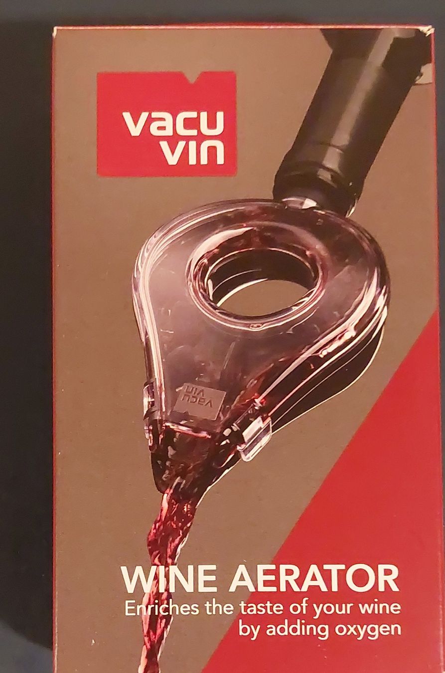 Wein: Vacu Vin Wine Aerator - New in Box – Neu und originalverpackt aus Grandvaux von Larocheturpin