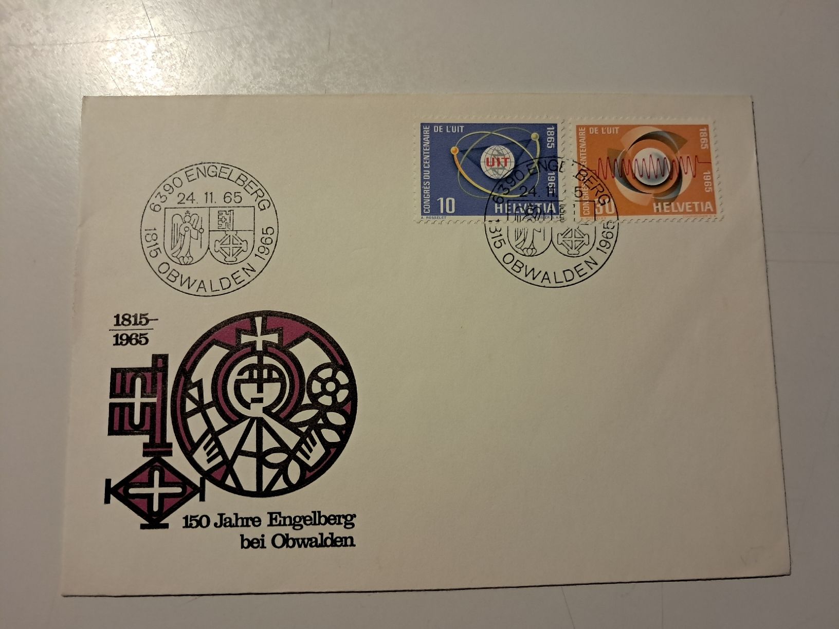 Couverts & Versandtaschen: 150 anni Engelberg  – Neu (gemäss Beschreibung) aus Gorduno von ema_7yhp