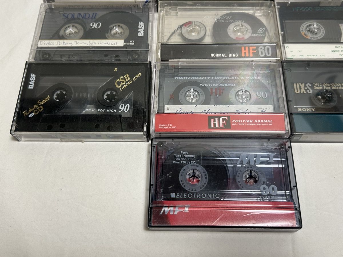 Kompaktkassetten: Cassettes audio Sony BASF divers  – Gebraucht aus Geneve von Fil1997 1