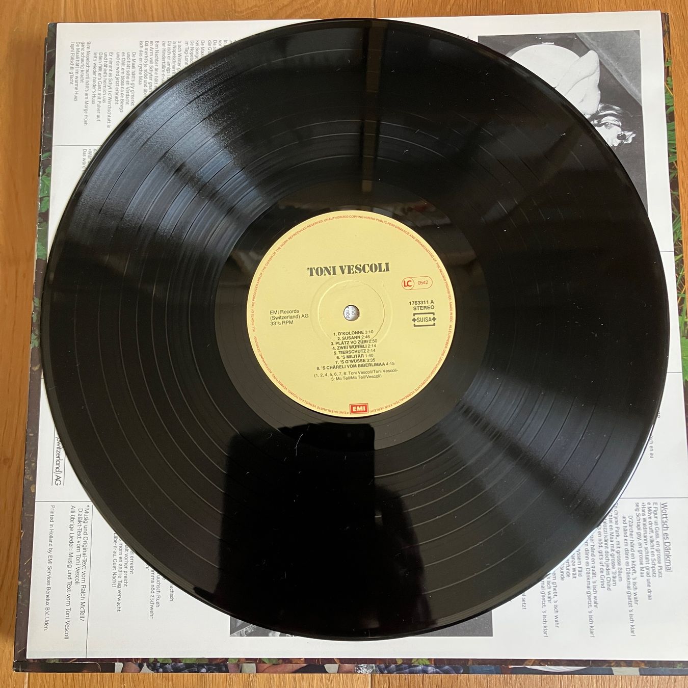 Dischi in vinile: Toni Vescoli – Eini Us Drüüne – Usato da Altdorf UR venduto da Metallic0 1