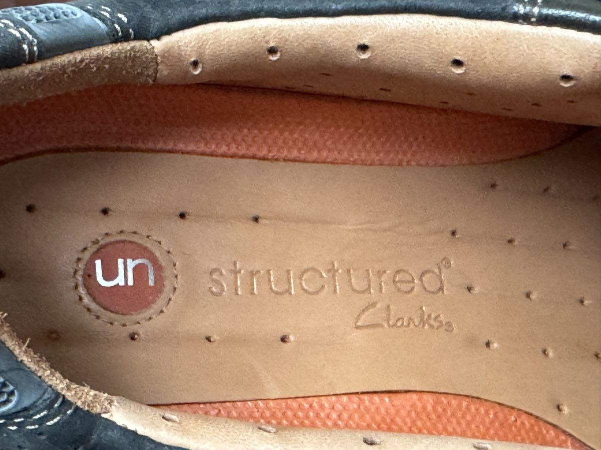 Clarks Scarpe da uomo: NEW Clarks Black Shoes Climate-Cooled Size 43.5 – Nuovo (secondo la descrizione) da Oberengstringen venduto da gbr_zurich 2