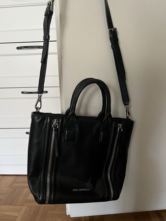 Karl Lagerfeld Handtasche schwarz – Schulterriemen