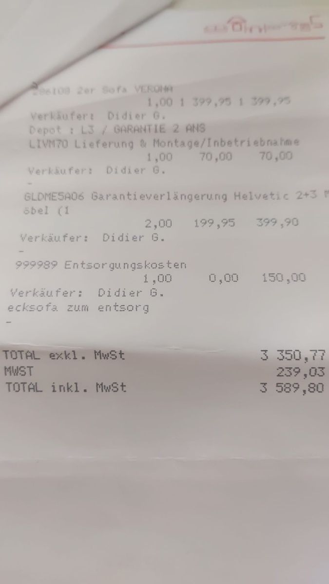Conforama Divani: 2 und 3 Sitzer Echtledersofa mit Relaxfunktion – Usato da Rheinfelden venduto da asm_197Id 3
