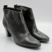 Bottines JEAN RODIN en cuir noir. Pointure 38