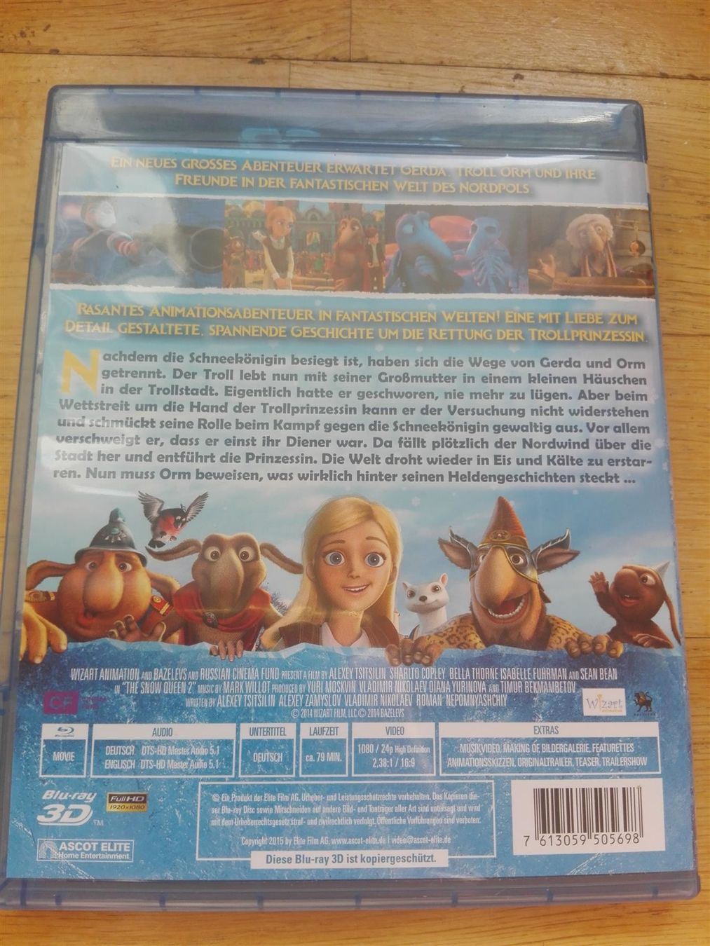 Tutti i DVDs: Die Schneekönigin (1 + 2)      -3D & 2D- – Usato da St.Galllen venduto da elkaphone 7