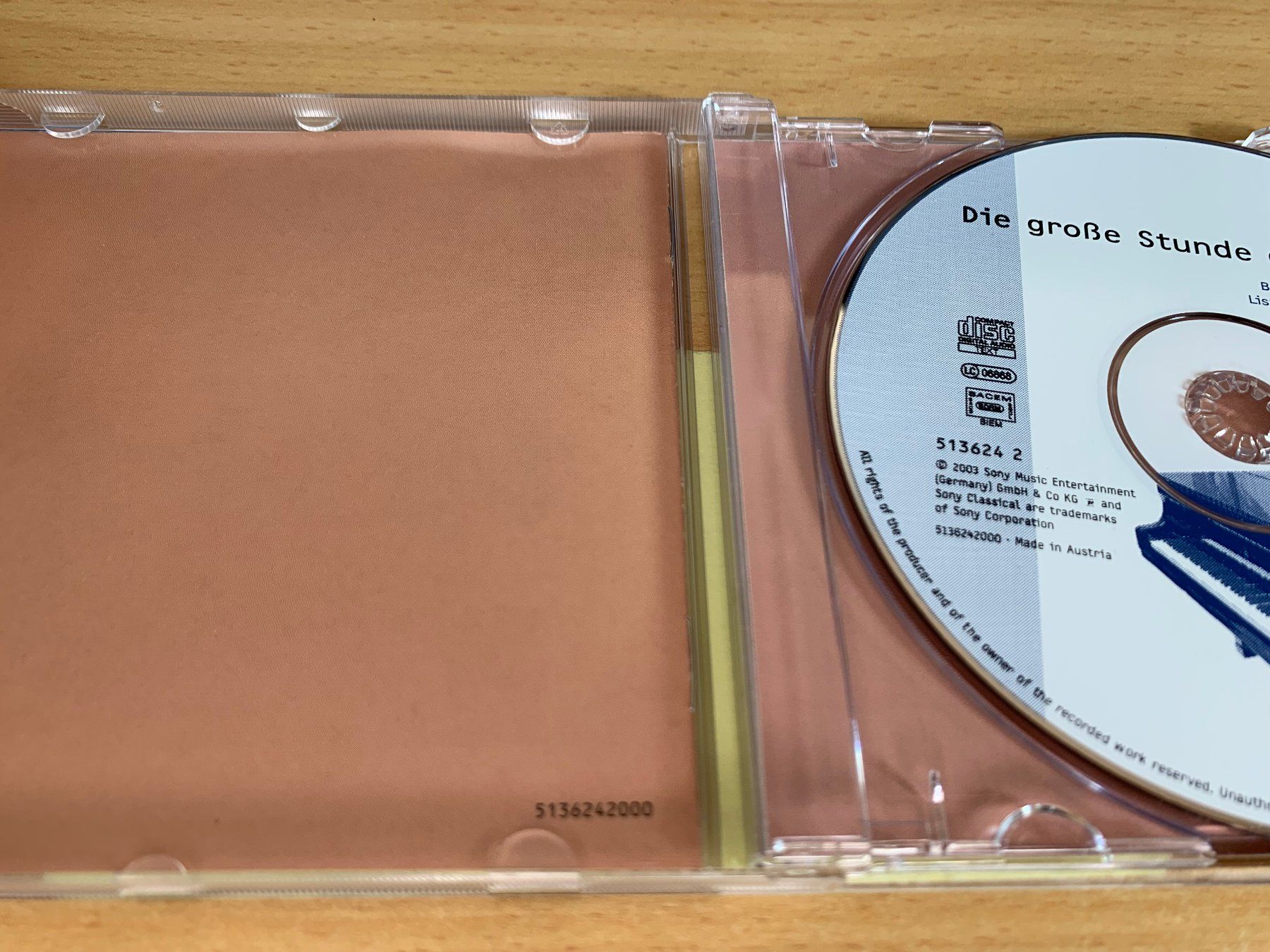 CD: Various - Die große Stunde des Pianos – Usato da Rikon im Tösstal venduto da Alpenmutz 2