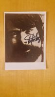 Stephen King, Original Autogramm auf Foto in s/w