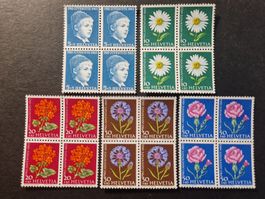 Pro Juventute 1963   4 block postfrisch **