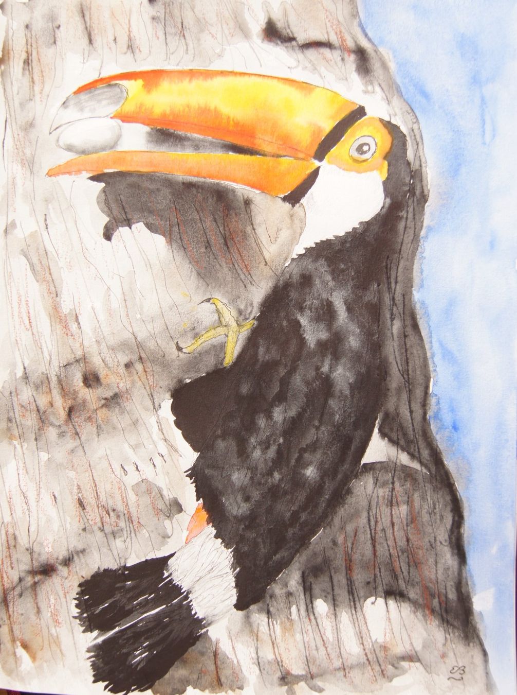 Dipinti: Zeichenbuch mit Tier Aquarellen – Usato da Fribourg venduto da erw_68dx