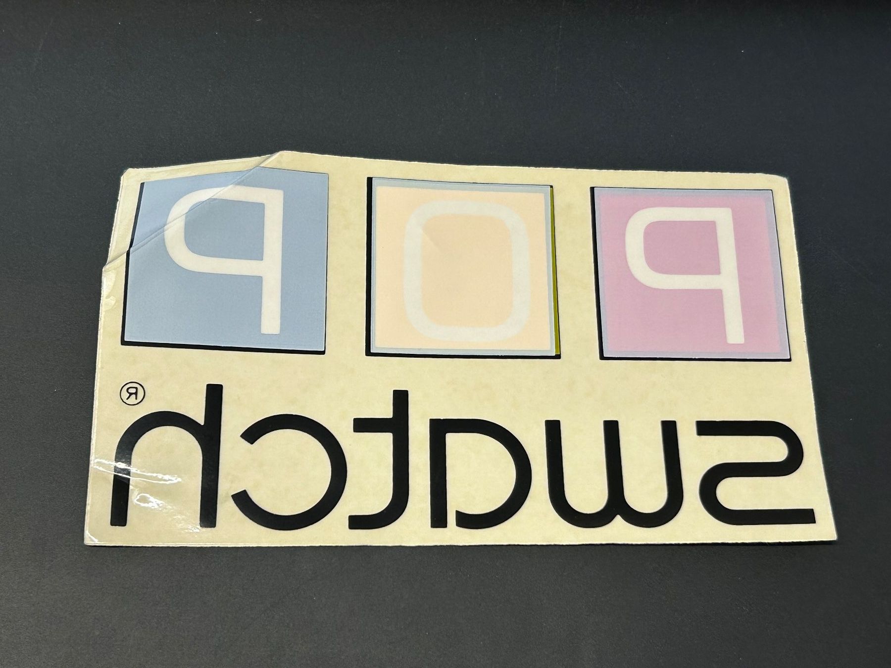 Sticker: 1 Swatch POP Original Aufkleber – Nuovo e nell'imballaggio originale da Wilen b. Wil venduto da Alvaro00