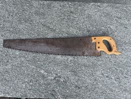 Fuchsschwanzsäge mit  Holzgriff funktionstüchtig