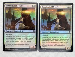 Magic: The Gathering - 2x Benalish Faithbonder Foil! Top!