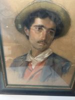 Pastell Gemälde F. de Castello