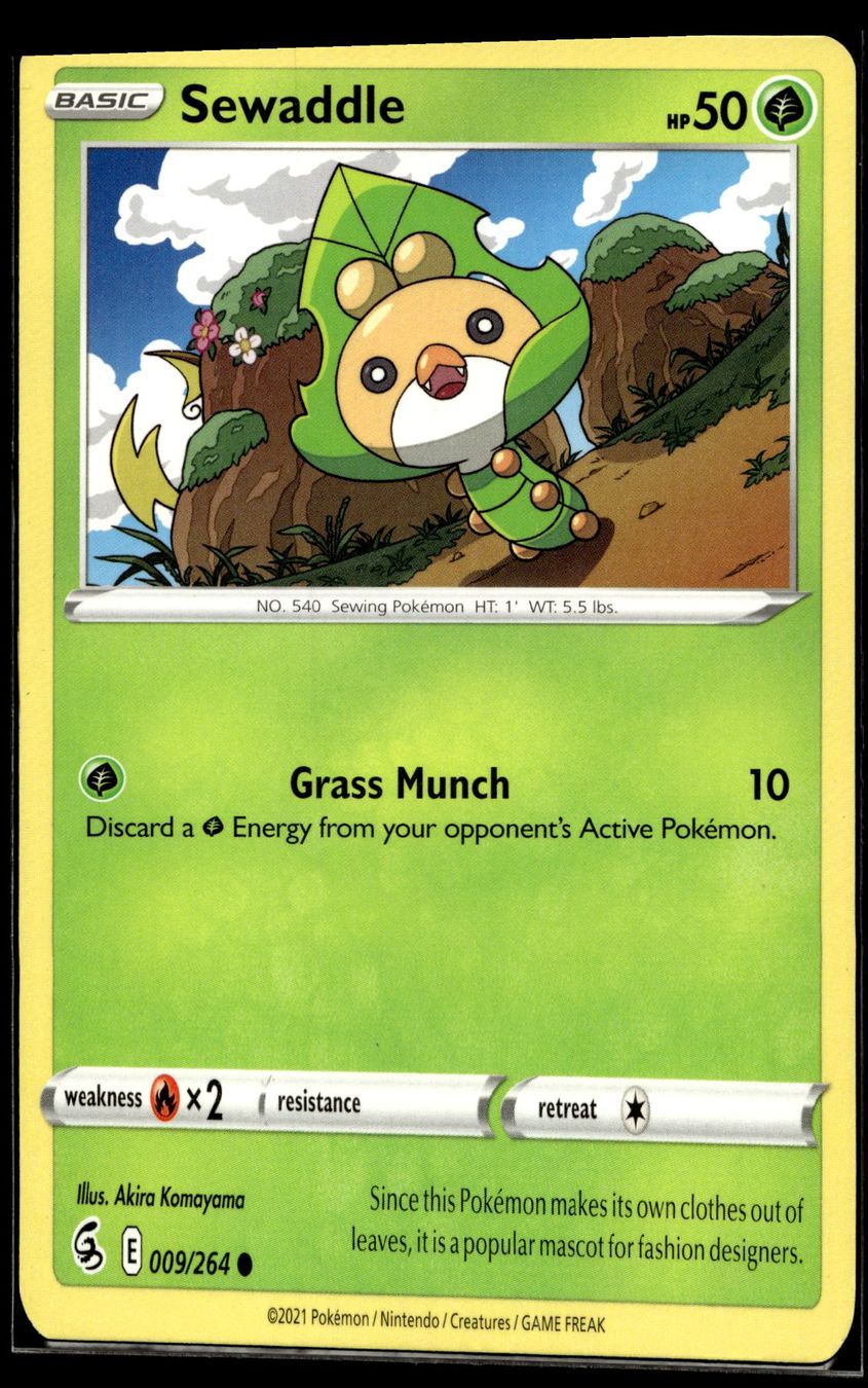 Pokémon Carte collezionabili: Sewaddle (FST EN 009/264) – Usato da Affoltern am Albis venduto da Chiesa_5