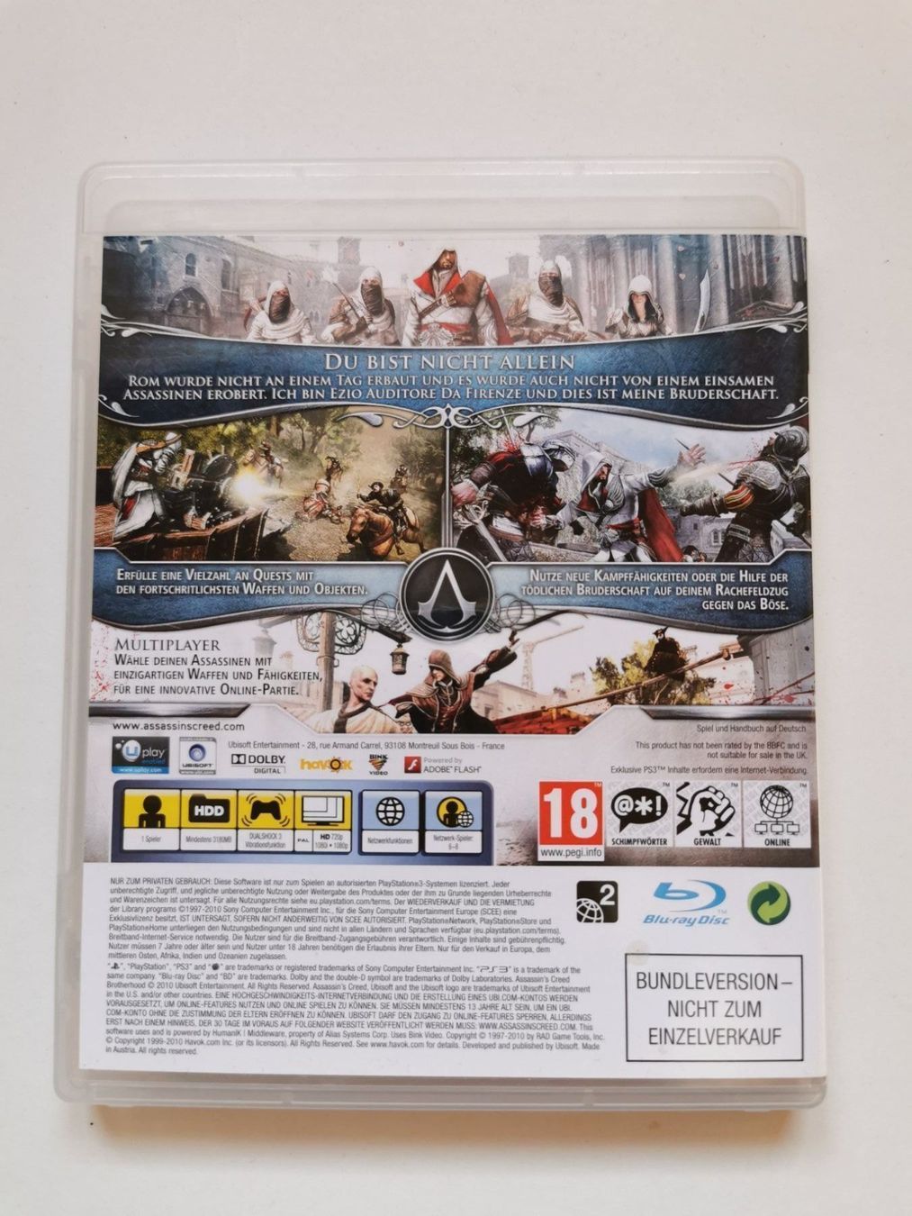 Sony Giochi: Ps 3 - Assassin's Creed Brotherhood – Usato da Lenzburg venduto da eyworld 2