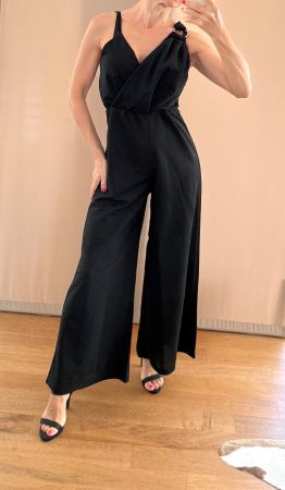 Schwarzer eleganter Jumpsuit Gr. 34