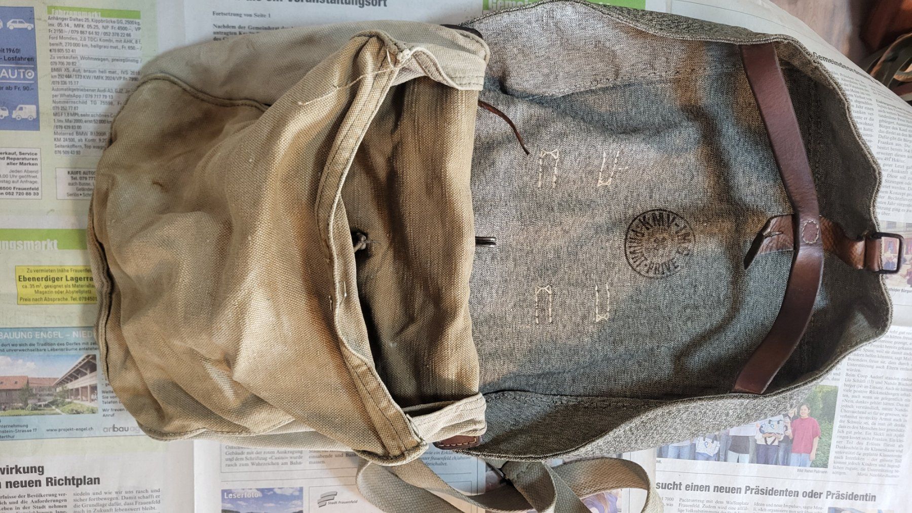 Schweizer Armee Borse: Original Schweizer Armeetasche der Brotkasten – Usato da Bonau venduto da Jaco82 3