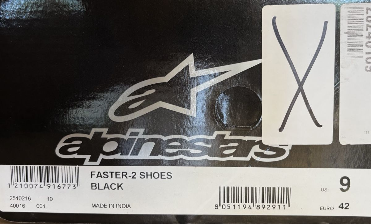 Alpinestars Chaussures hommes: Chaussures moto AlpinStar 42 – Neuf (Voir description) à Denens par RomainSecondeMain 8