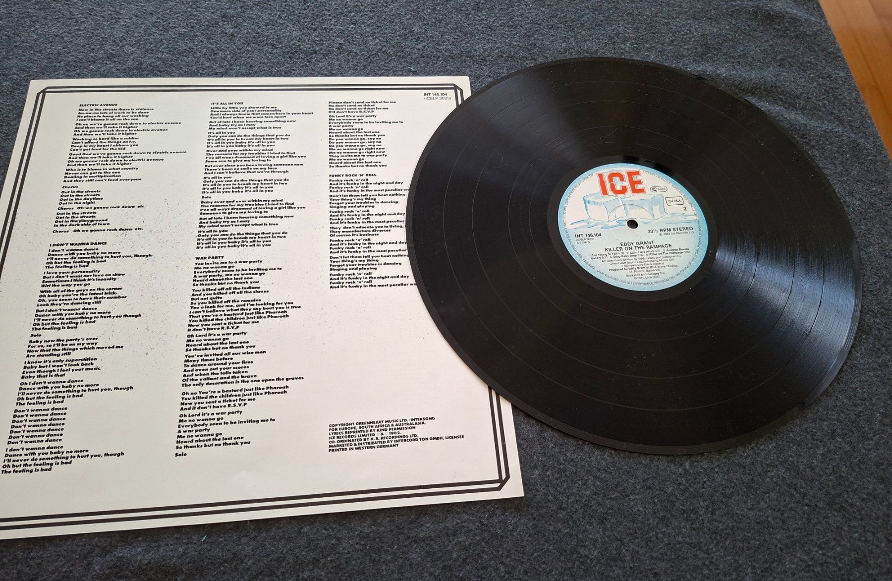 Dischi in vinile: Eddy Grant, Killer on the rampage, LP – Usato da Merenschwand venduto da lea61 2