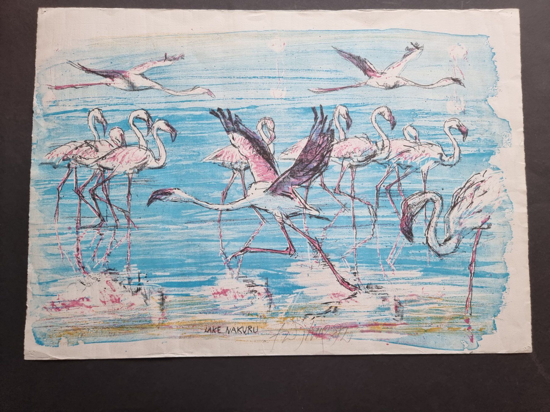 Grafica & Litografie: FRITZ HUG LITHOGRAPHIE SIGNIERT – Usato da Gersau venduto da kunst-online